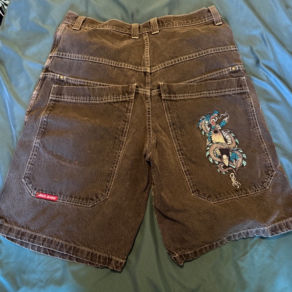 Vintage JNCO JEANS SHORTS BLACK - Picture 1 of 3